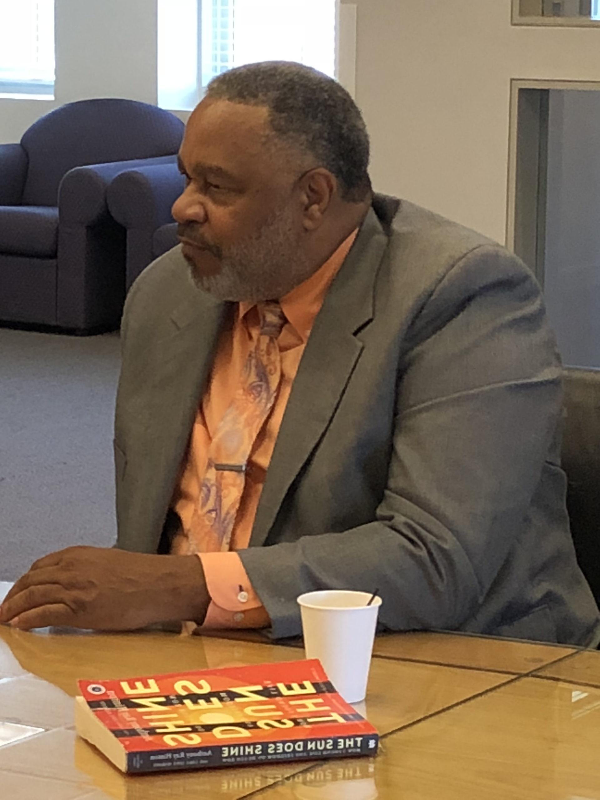 Anthony Ray Hinton and his book, 